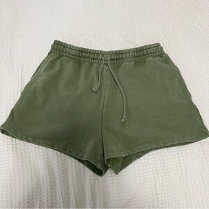 Olive Green Women's Shorts